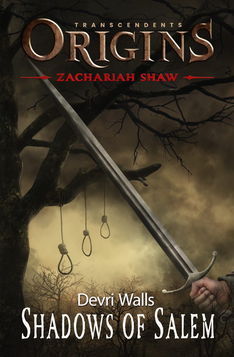 Transcendents Origins: Zachariah Shaw, Shadows of Salem by Devri Walls, book cover