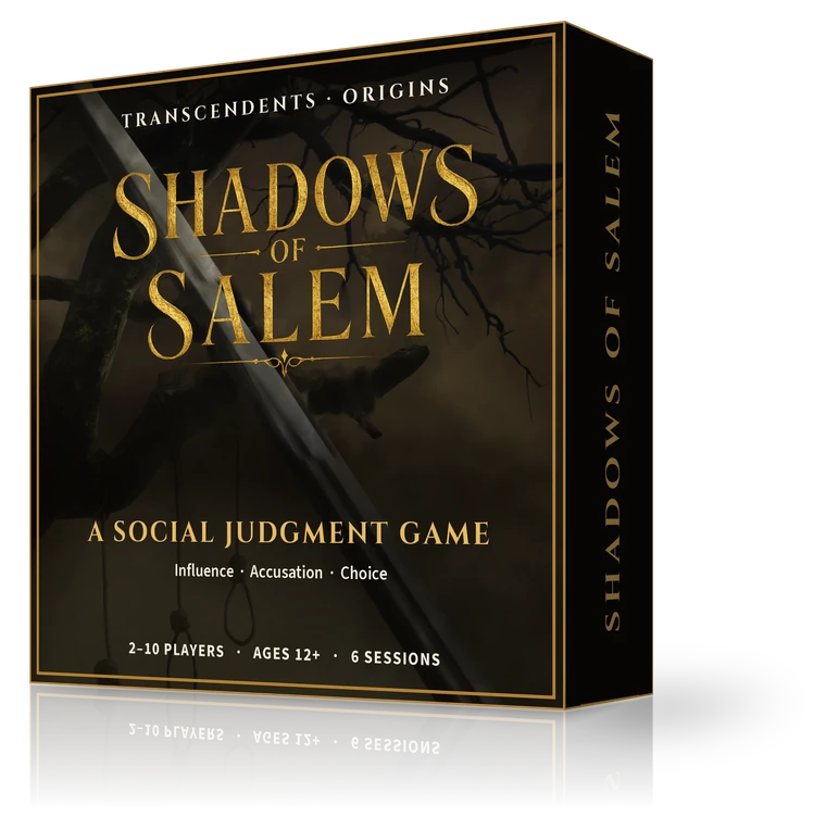 Shadows of Salem: A Social Judgment Game, box